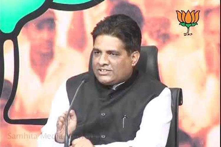 bhartiya janta party gujarat president bhupendra yadav in rajkot on monday