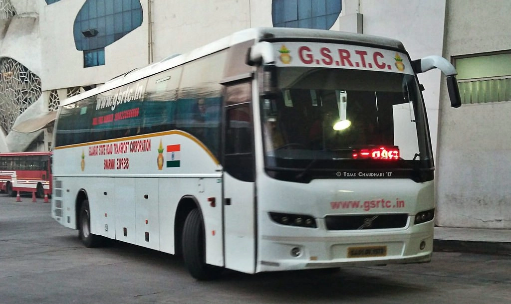 gsrtc volvo bus