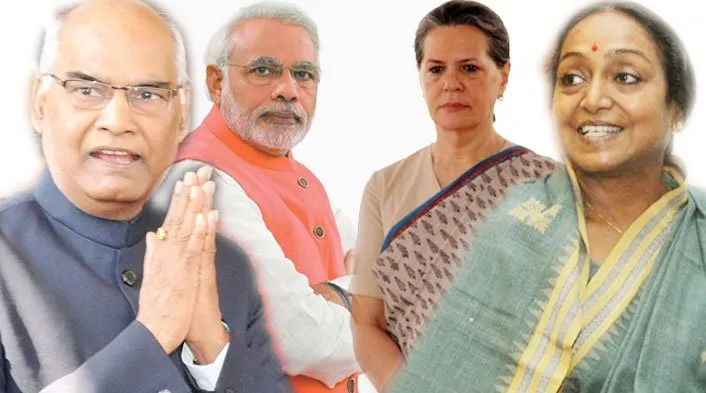 Ramnath-Kovind-And-Meera-Kumar-Fill-Up-Form-For-President-Election