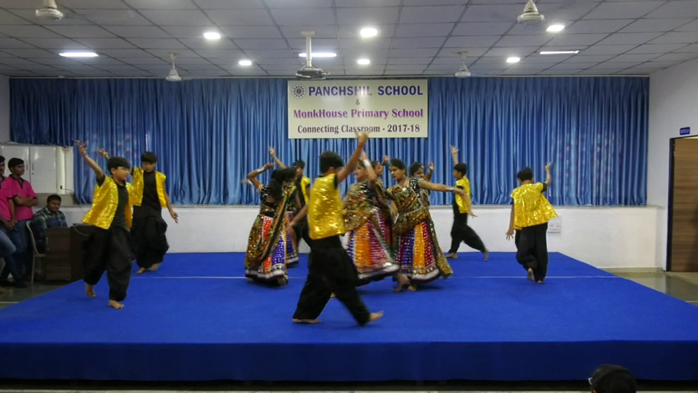 Cultural exchange program in Panchsheel School: Welcome to foreign guests