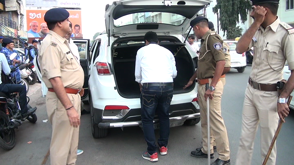 Prior to the election, an intensive checking campaign on the city's highways by the police