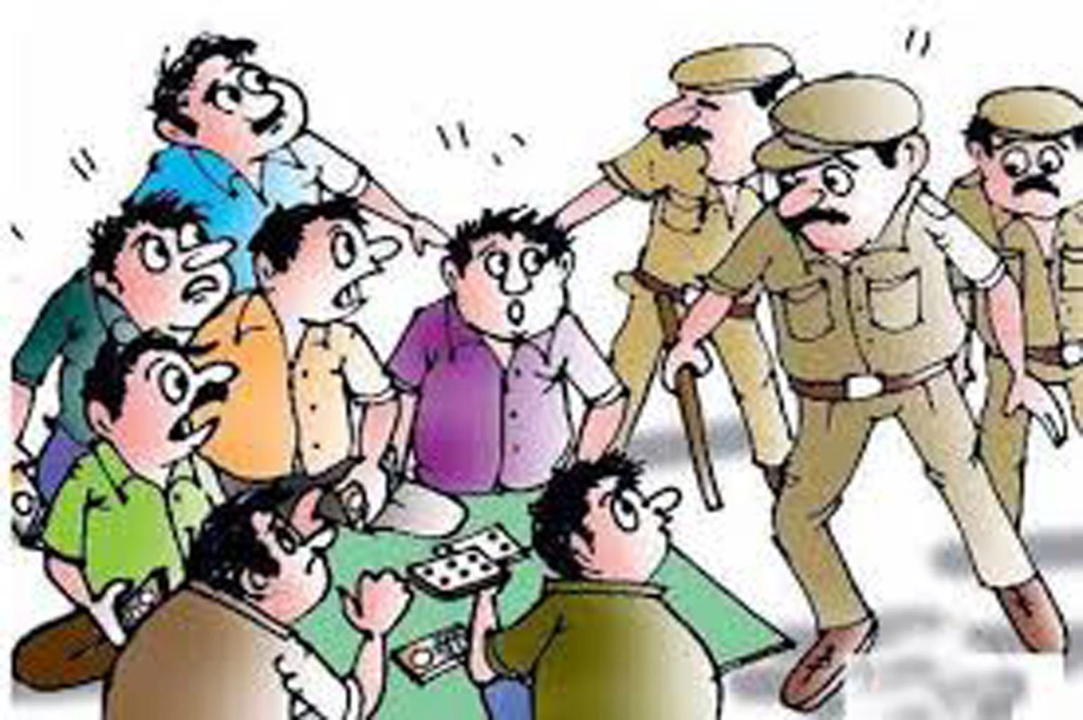 gambling-raids-in-jamnagar,-hapa,-jodiya-and-meghpur