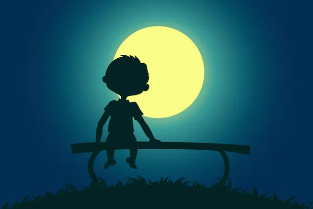 Boy Sitting Alone