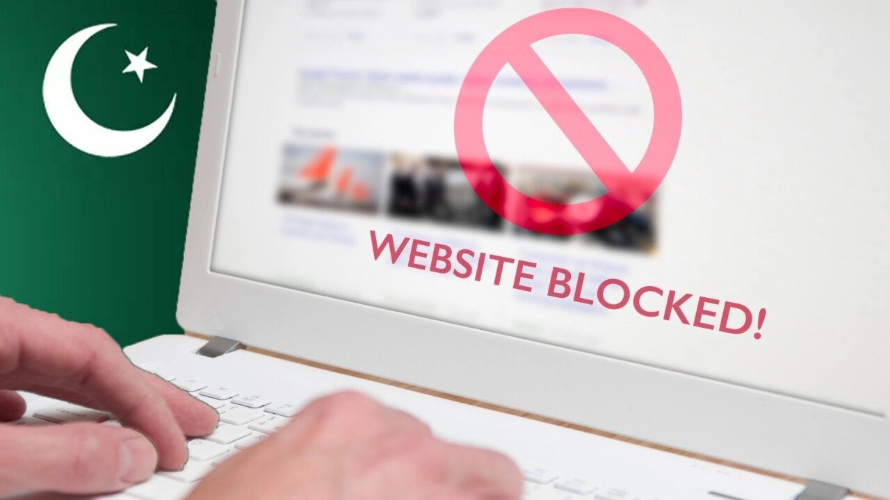 pakistan website block