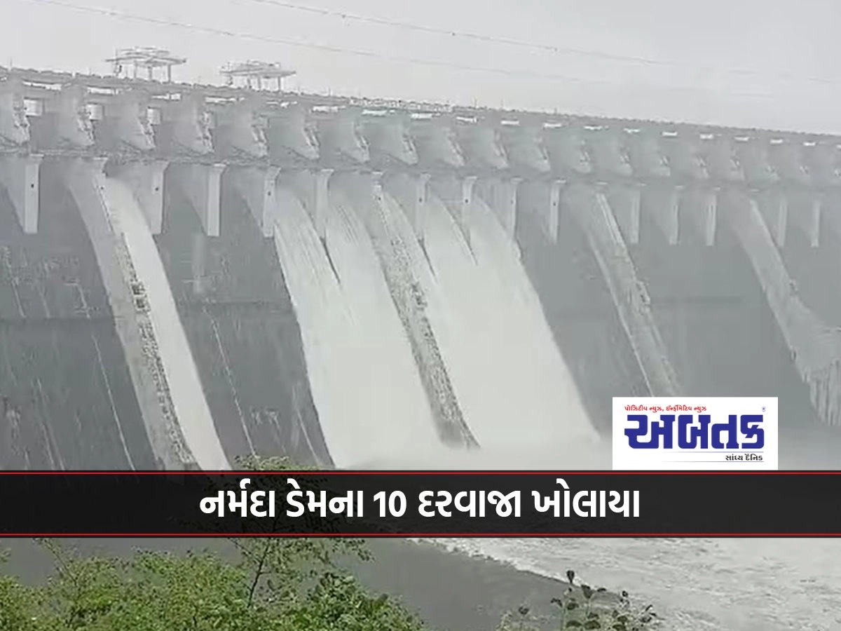 10 gates of Narmada Dam opened: Level reaches 136.10 m