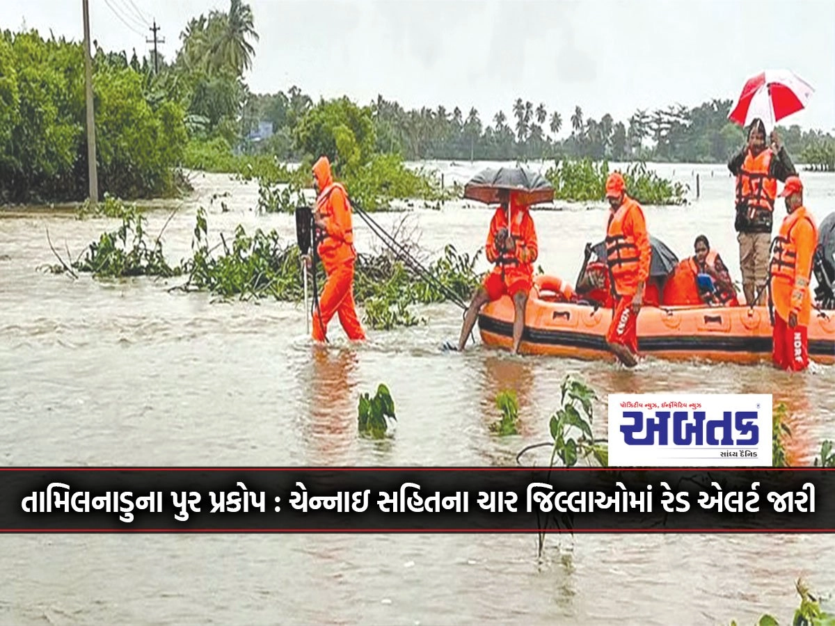 Tamil Nadu flood outbreak: Red alert issued in four districts including Chennai