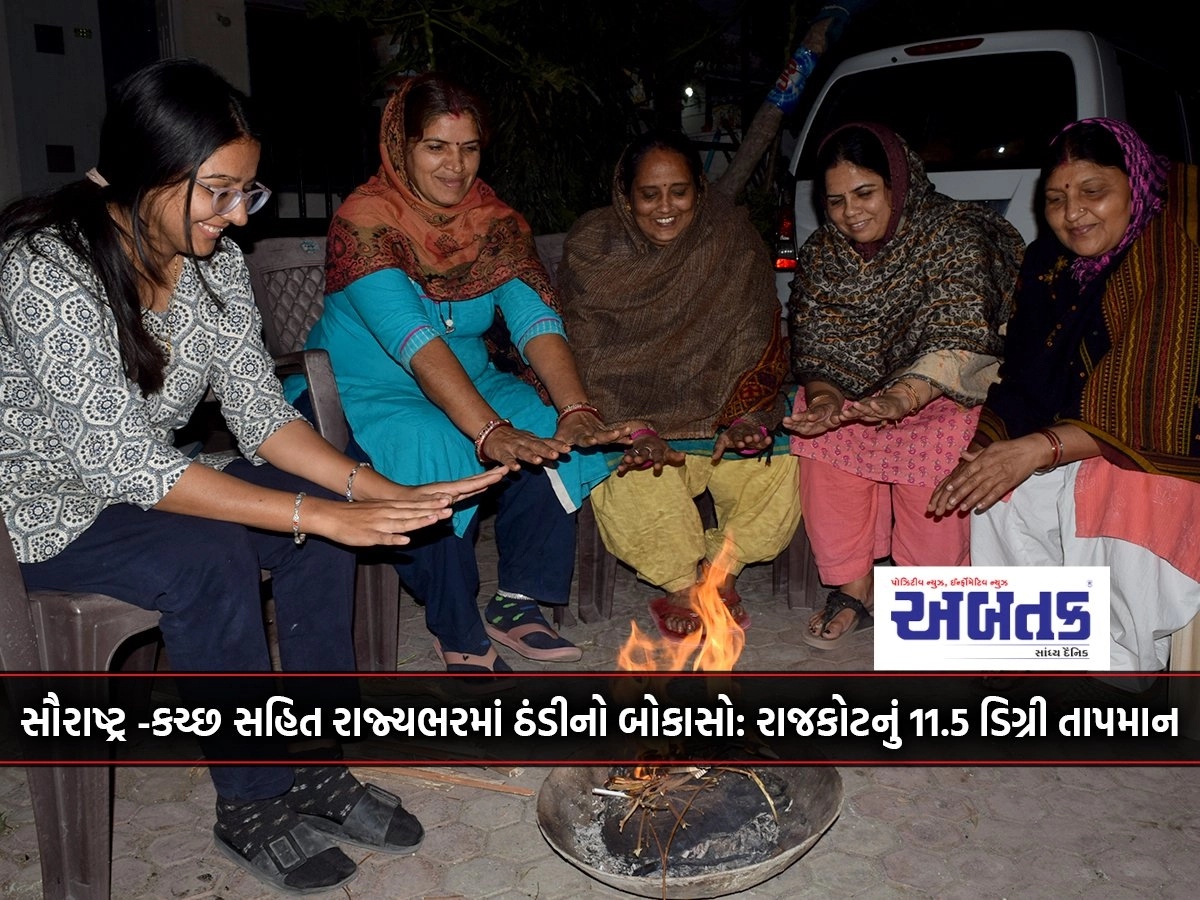 Saurashtra - Cold weather across the state including Kutch: Rajkot 11.5 degrees