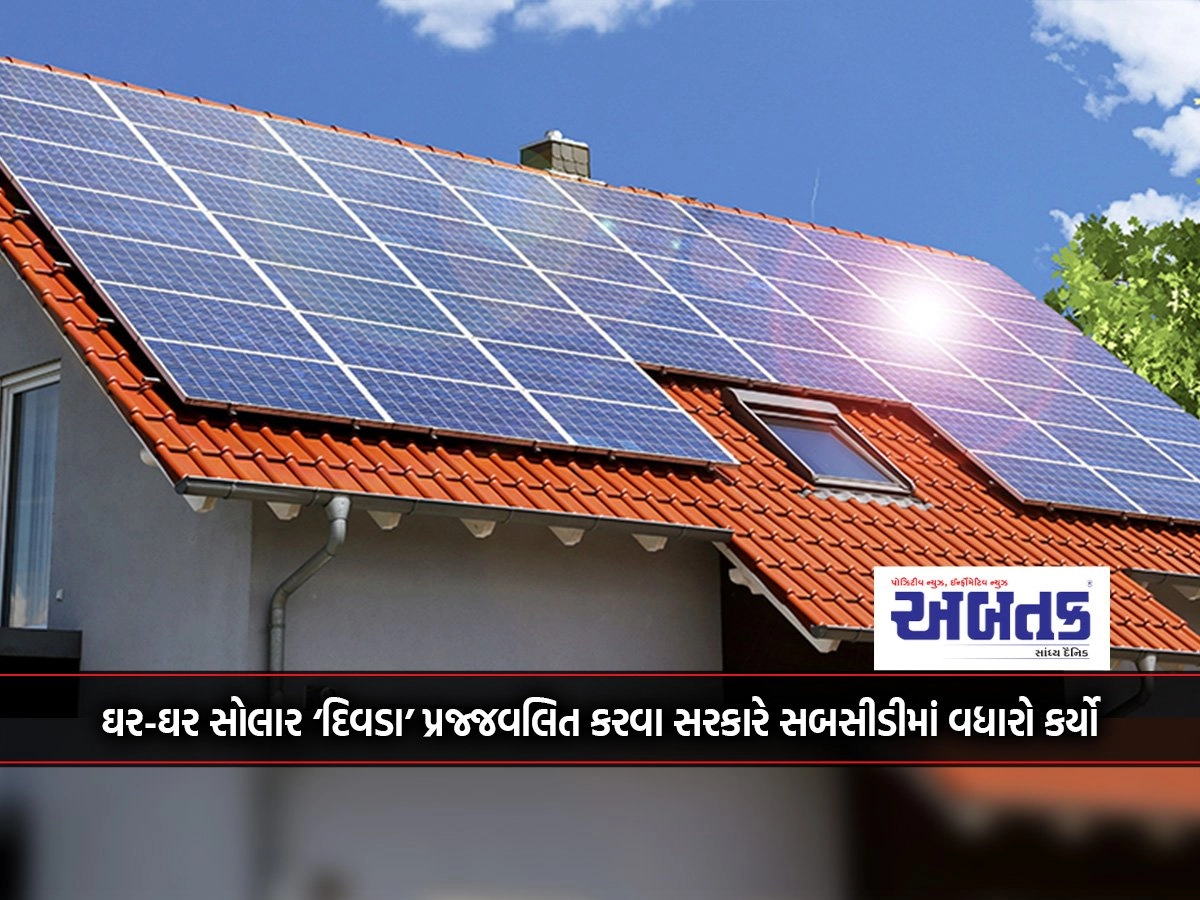 Government increased subsidy to light up solar 'lights' from house to house