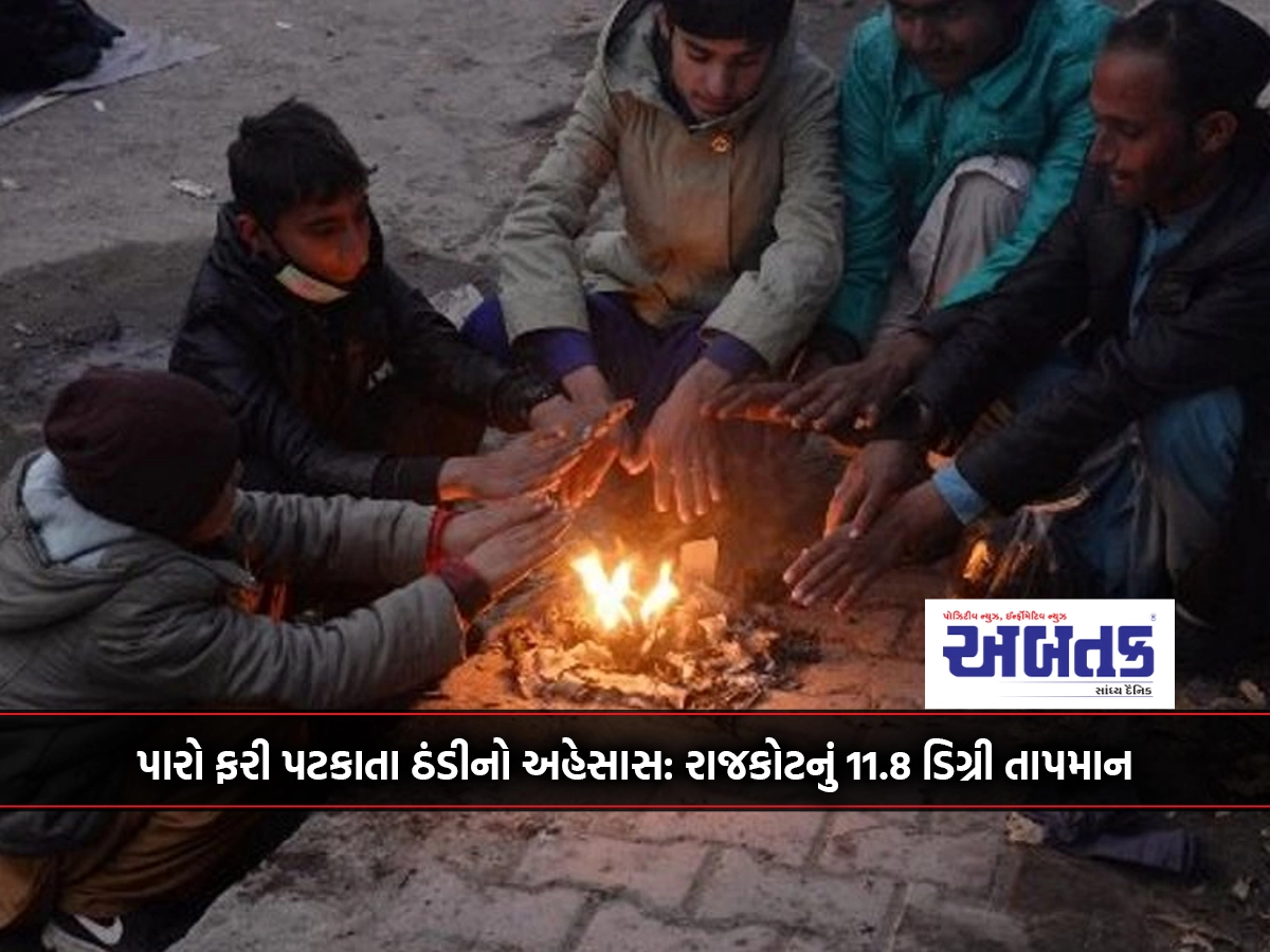 Feeling chilly as mercury strikes again: Rajkot temperature 11.8 degrees