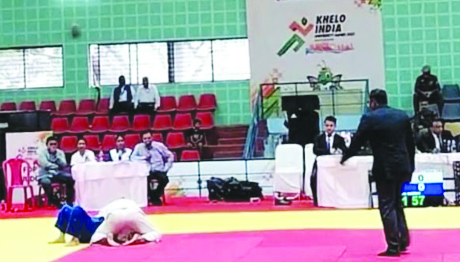 Waja Ritu, a student of Saurashtra University, secured the fourth rank in Judo in Khelo India