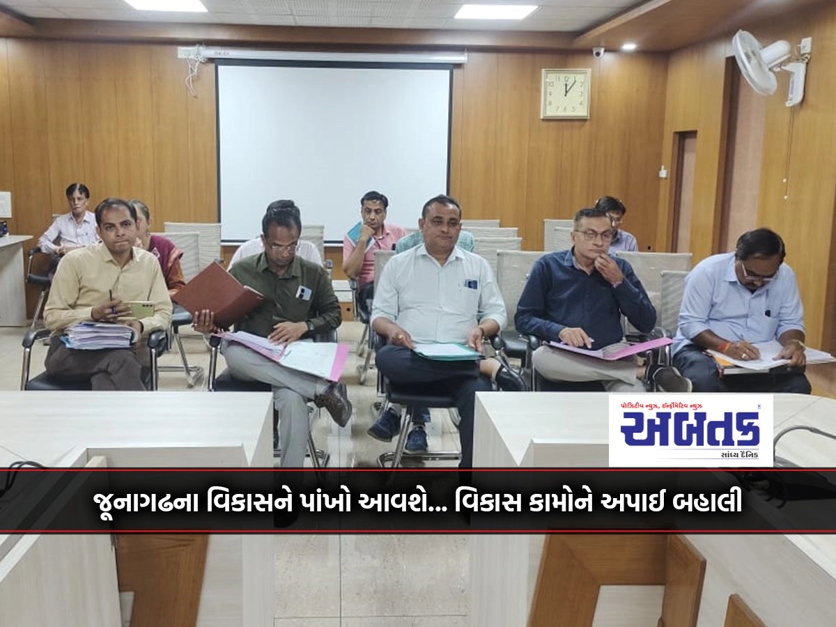 Development of Junagadh will get wings, development works worth 25 crores approved in Standing Committee