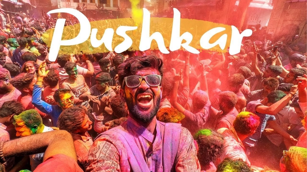 Pushkar's 'cloth tearing' Holi is famous all over the world, definitely experience it once in your life.