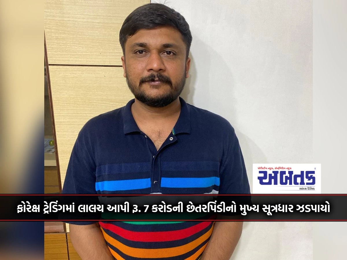 Amreli: High returns in forex trading lured Rs. 7 crore fraud: The mastermind of the thug gang was caught