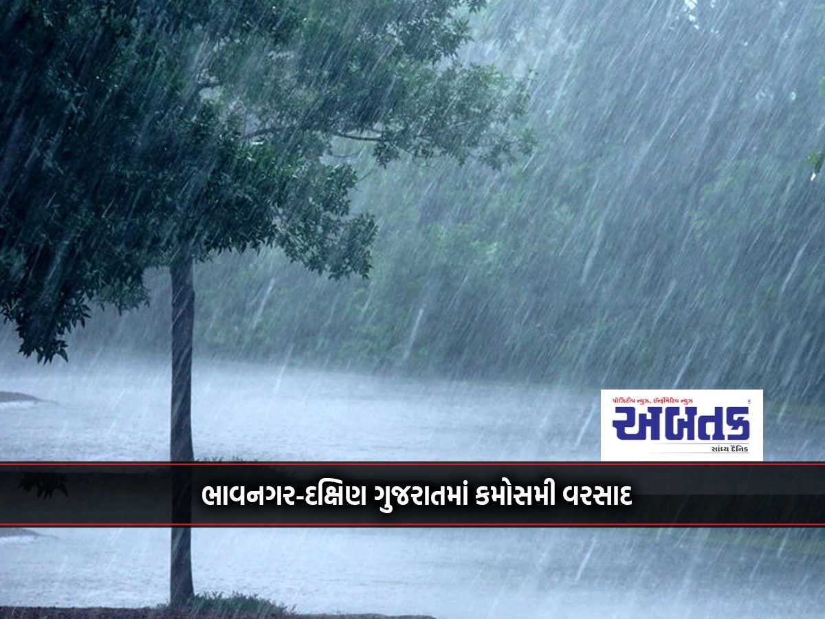 Unseasonal rain in Bhavnagar-South Gujarat