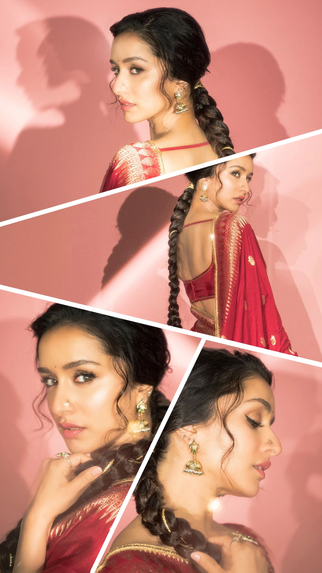 Shraddha spoils the mehfil in a beautiful red saree