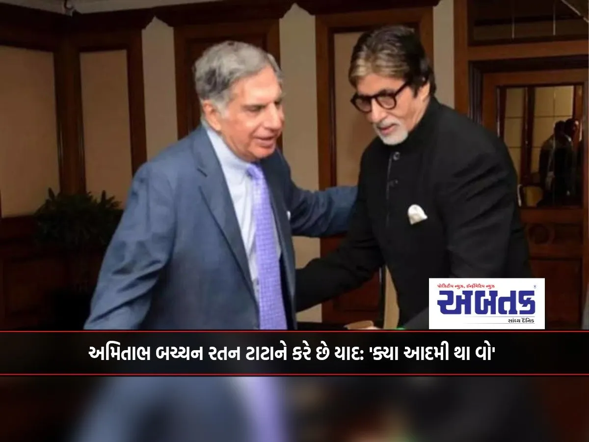 Amitabh Bachchan Remembers Ratan Tata: 'Kya Aadmi Tha Wo'