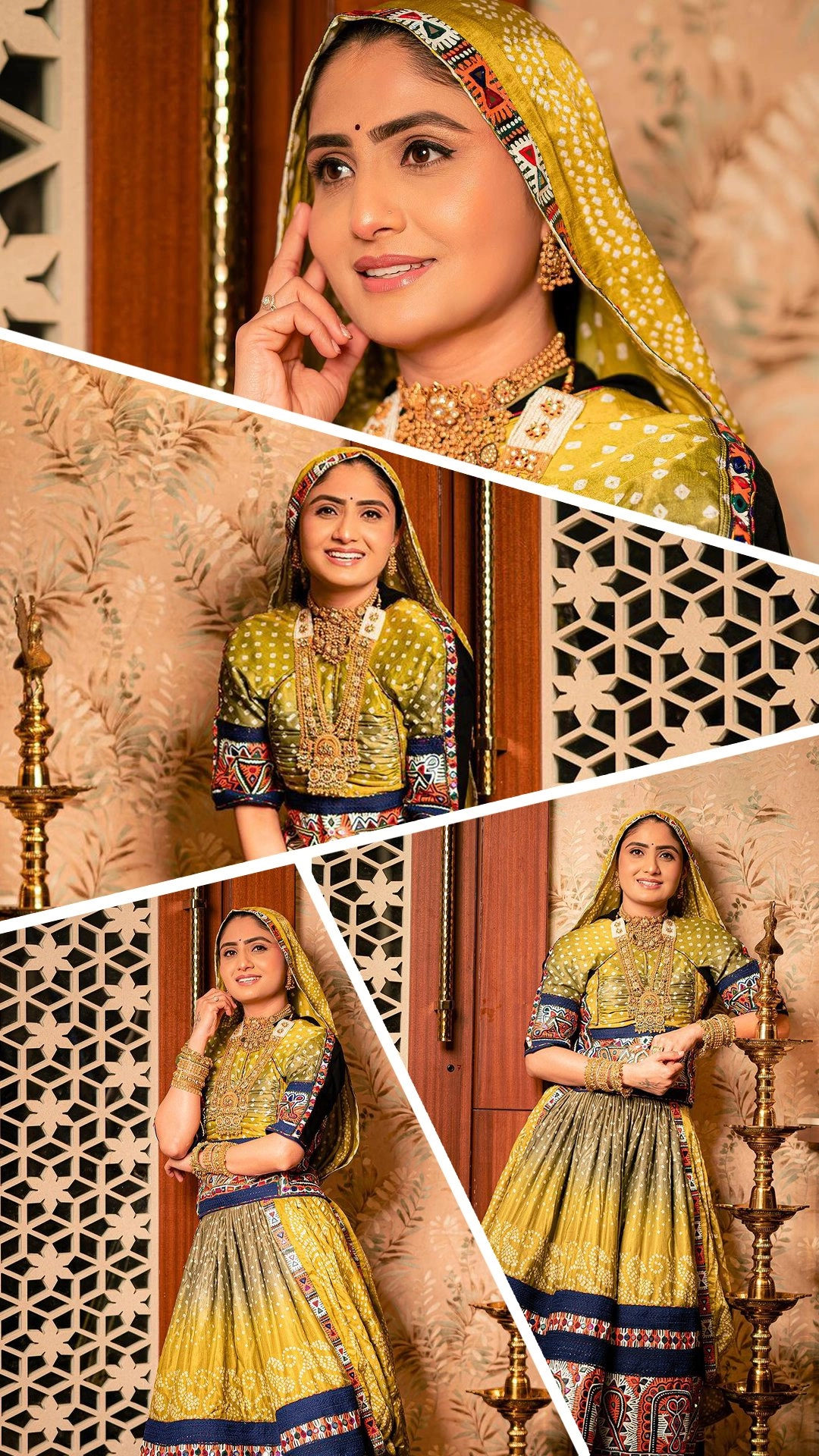 Geeta Rabari looked adorable in a traditional look