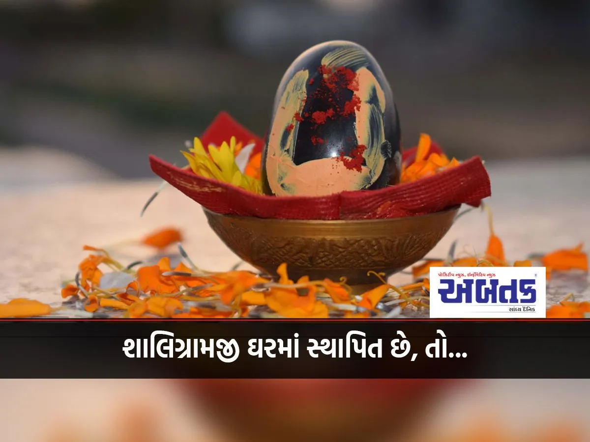 શાલિગ્રામજી ઘરમાં સ્થાપિત છે, તો