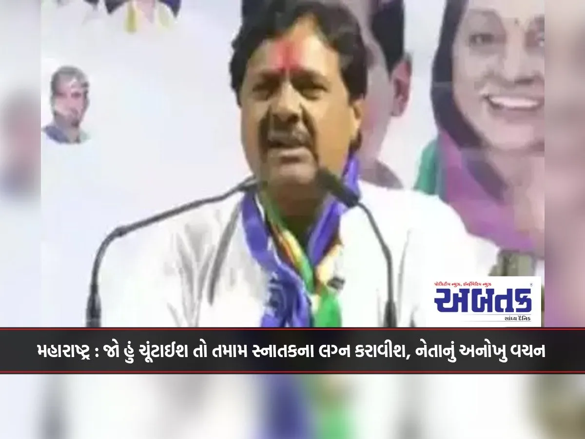 Maharashtra: If I Am Elected, I Will Get All The Bachelors Married, A Unique Promise Of The Leader