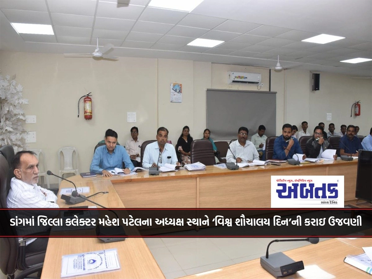 "World Toilet Day" was celebrated in Dang under the chairmanship of District Collector Mahesh Patel