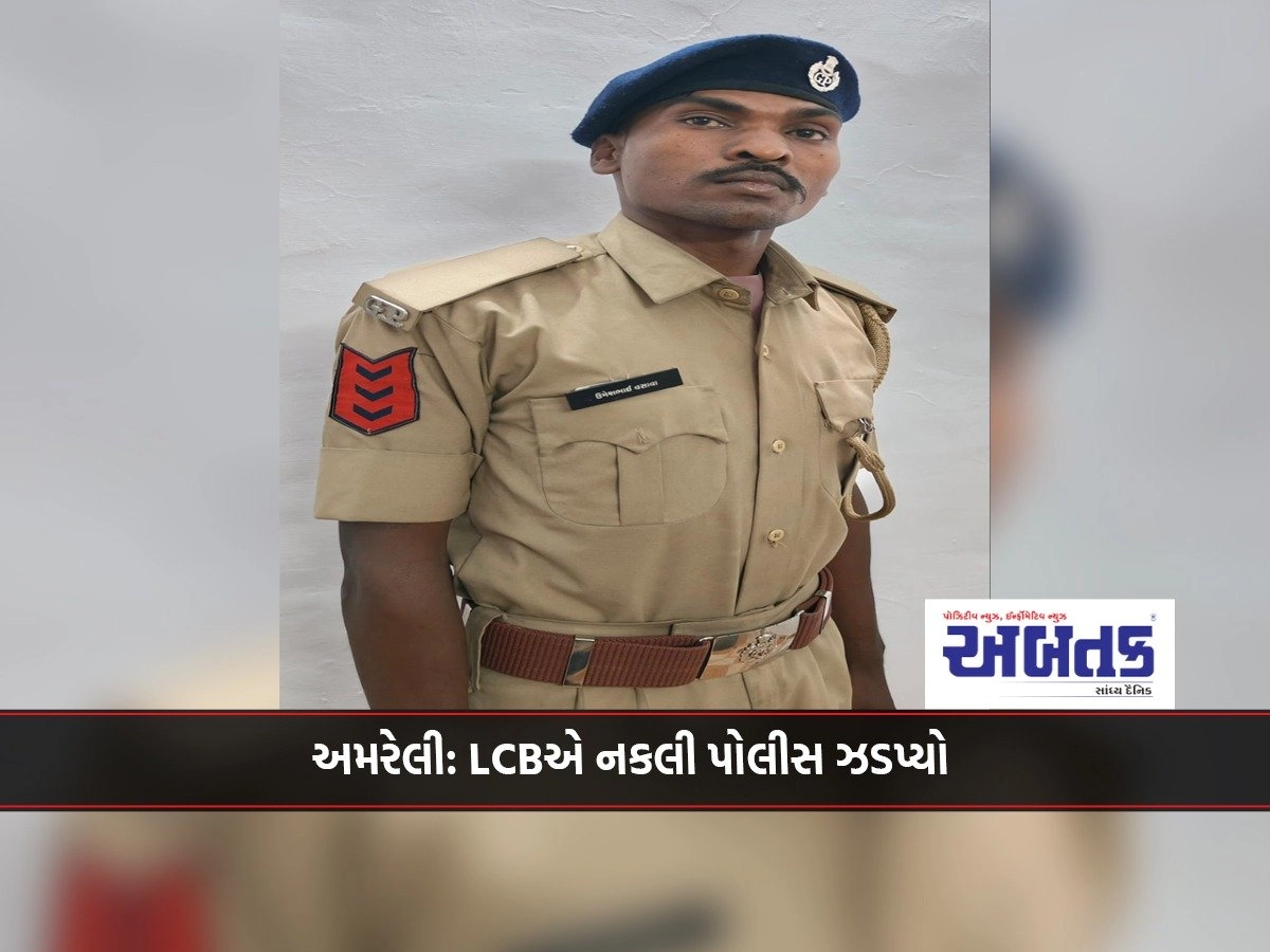 Amreli: LCB nabs copy police