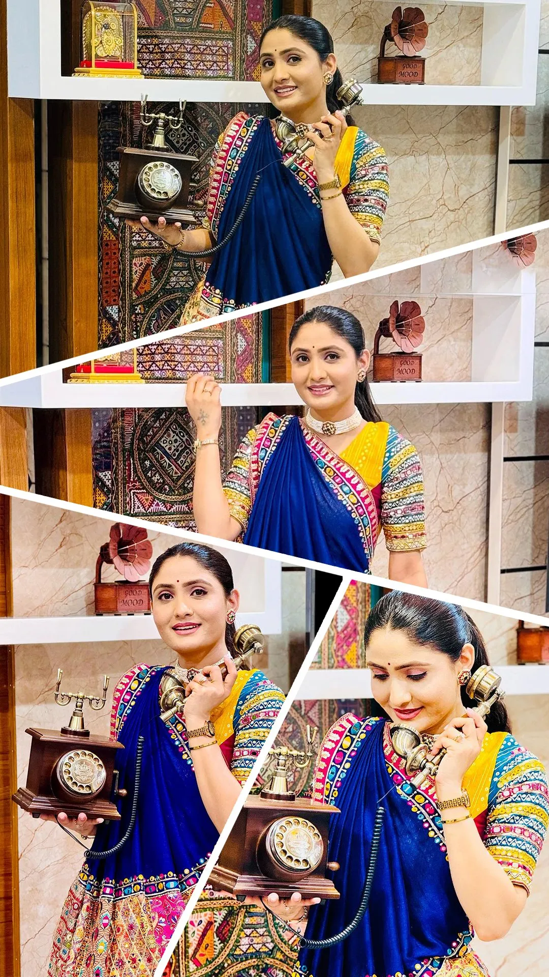 Geeta Rabari In Multi Color Choli &Quot;Cutie Pie&Quot;