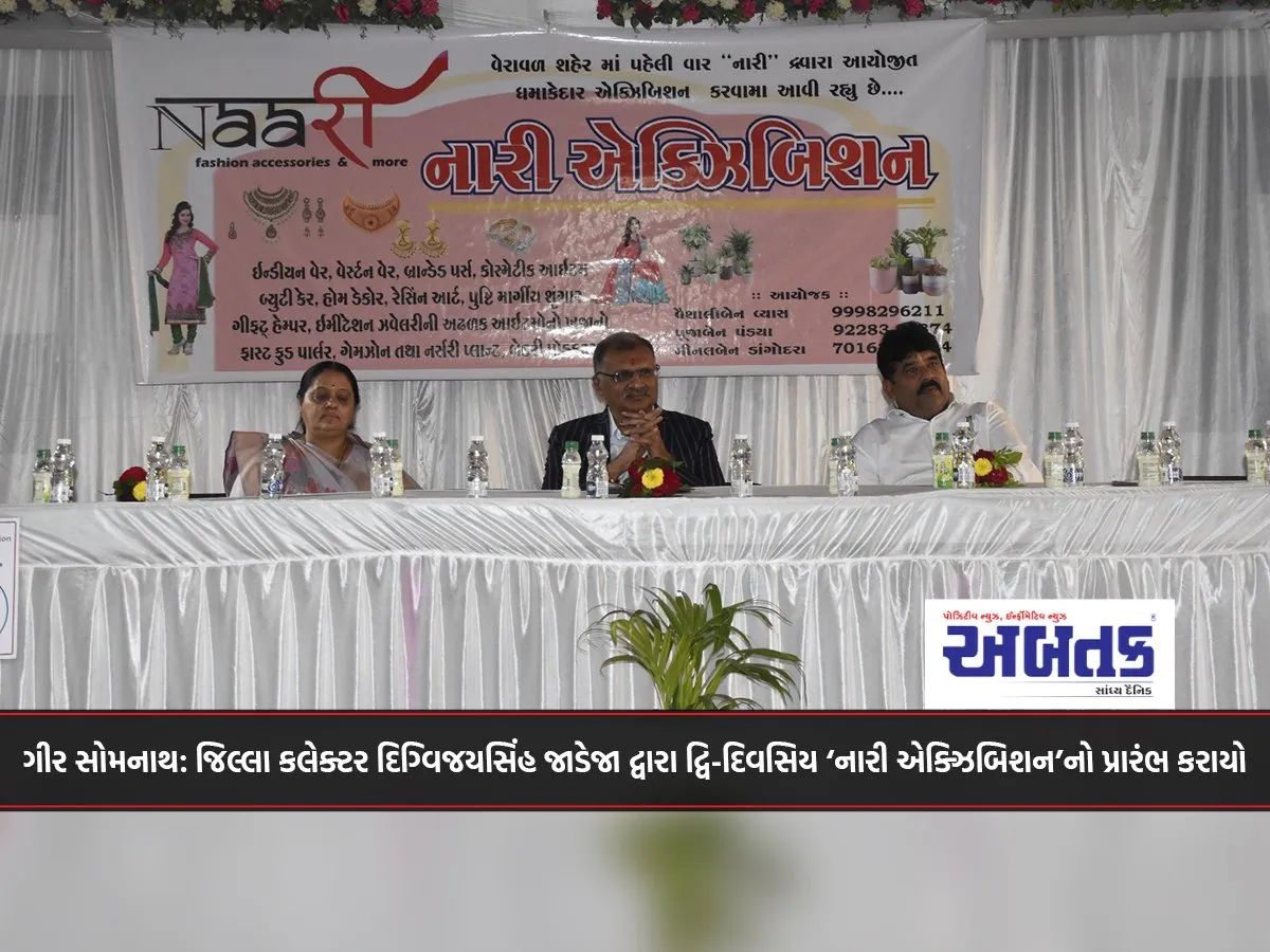 Gir Somnath: District Collector Digvijaysinh Jadeja Inaugurates Two-Day 'Nari Exhibition'