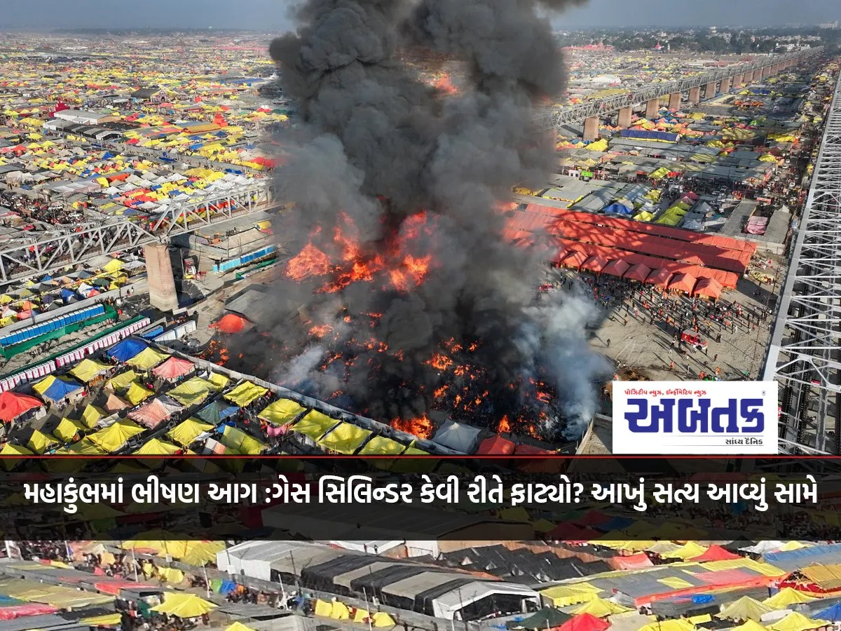 Massive fire in Mahakumbh: How did the gas cylinder burst? The whole truth has come out