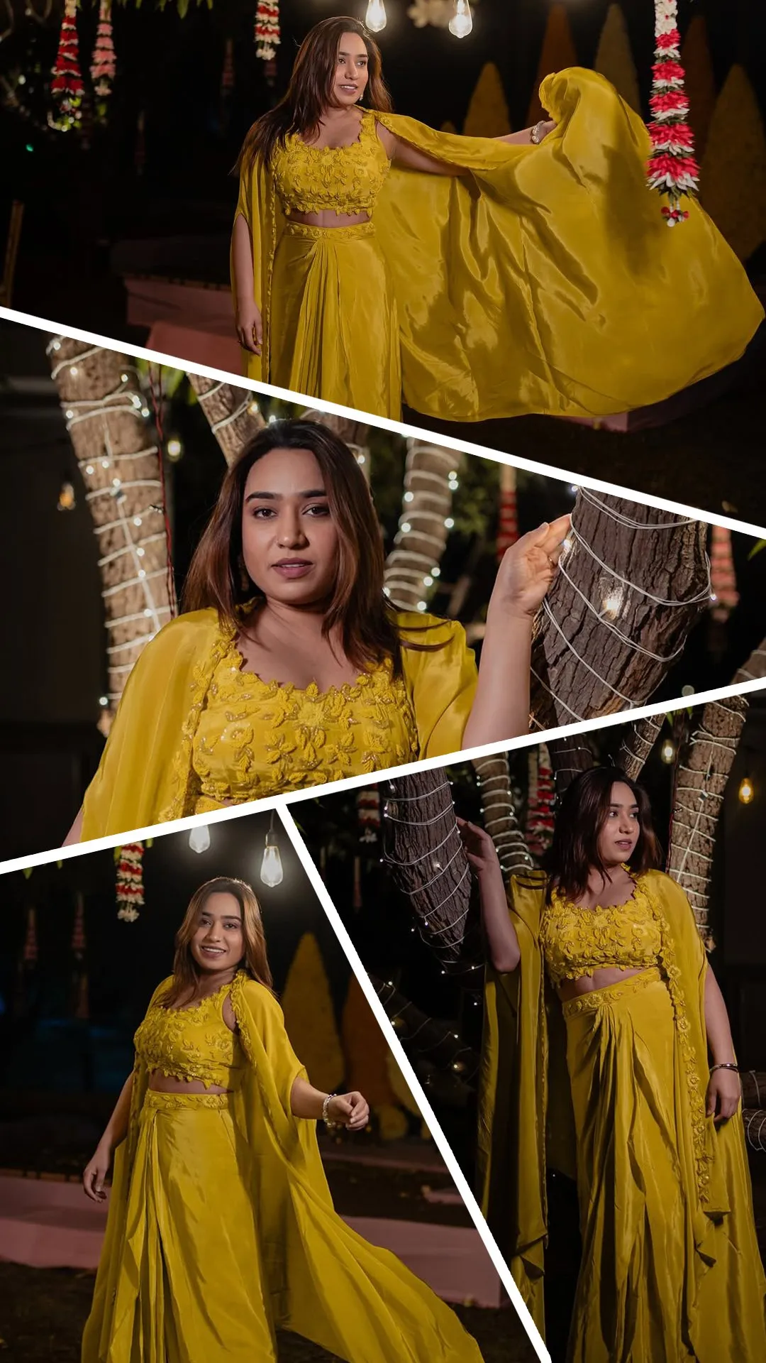 Ishaani Dave looks gorgeous in an Indo-Western look.