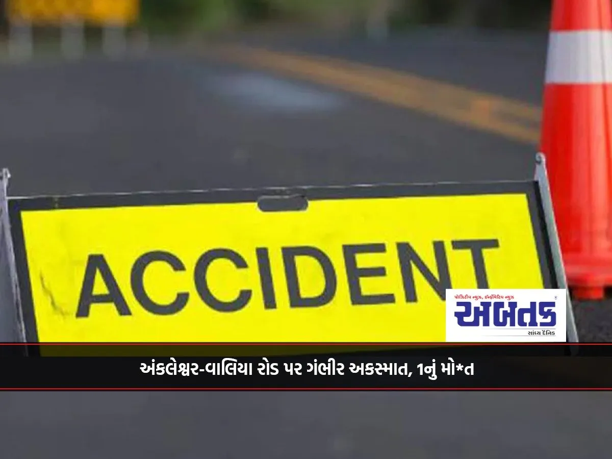 Serious Accident On Ankleshwar-Walia Road, 1 Dead