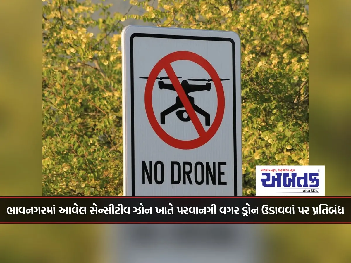 Ban On Flying Drones Without Permission In Sensitive Zones In Bhavnagar
