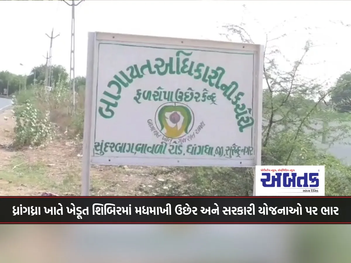 Emphasis On Beekeeping And Government Schemes At Farmer Camp At Dhrangadhra