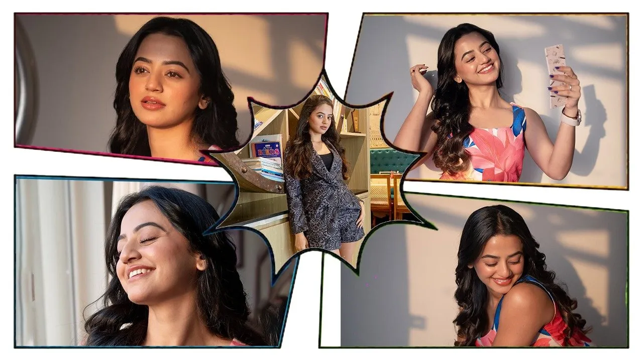 Hailey Shah Looks Elegant In Colorful Clothes