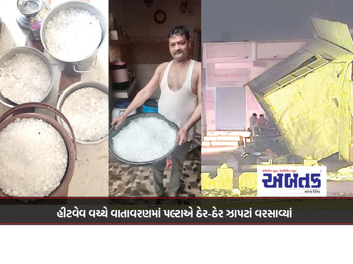 હીટવેવ વચ્ચે વાતાવરણમાં પલ્ટાએ ઠેર-ઠેર ઝાપટાં વરસાવ્યાં