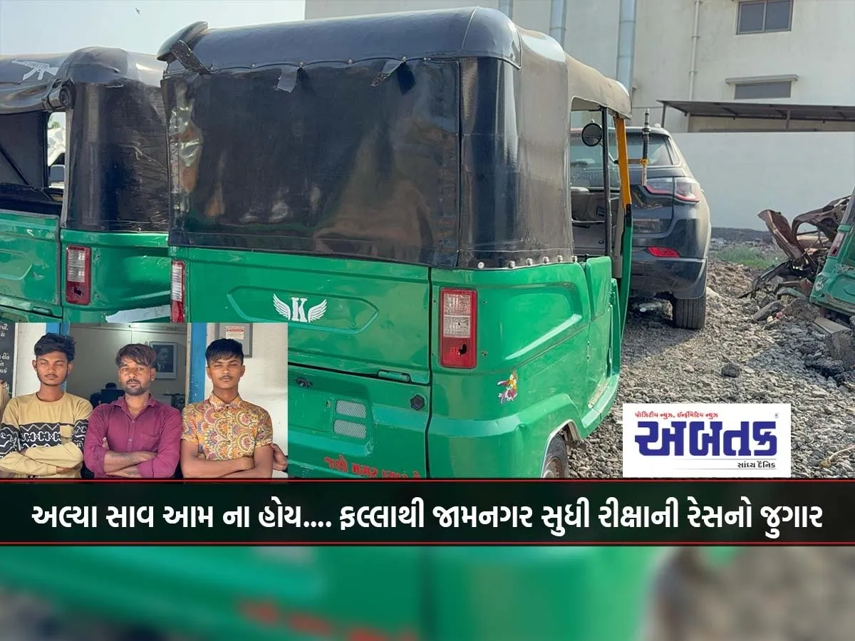Otherwise It Wouldn'T Be Like This.... The Gamble Of A Rickshaw Race From Falla To Jamnagar