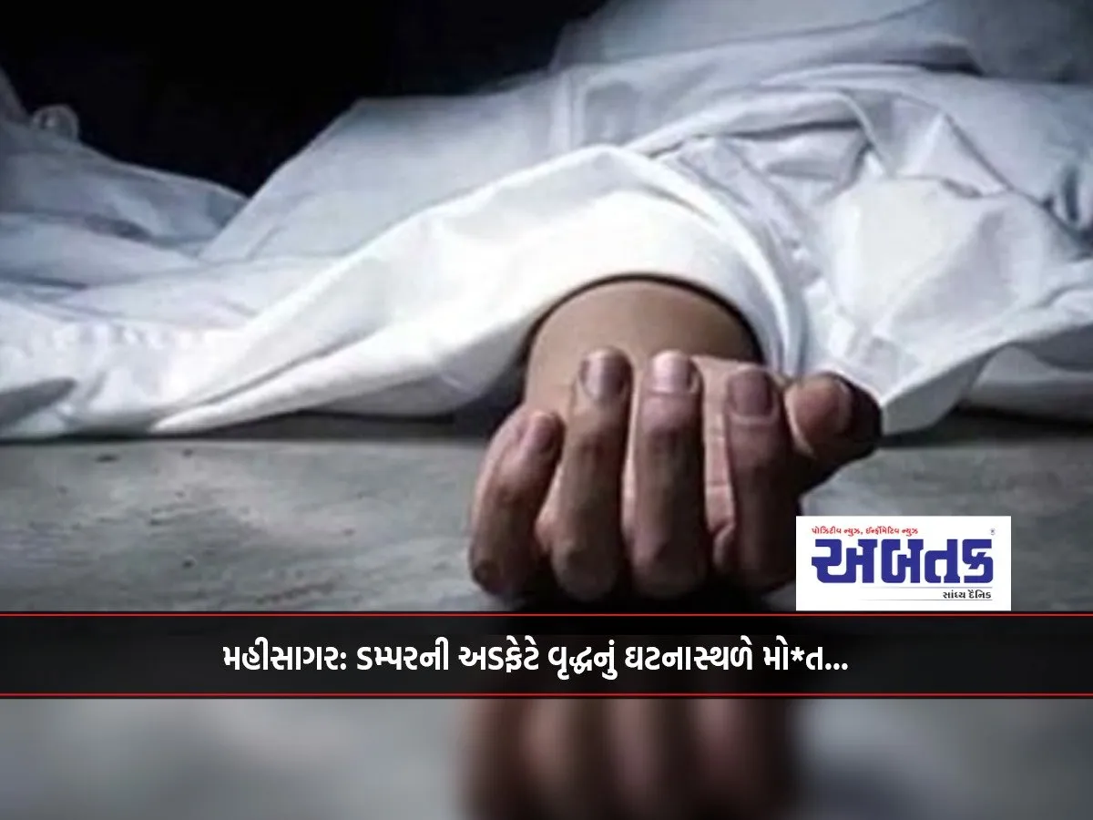 Mahisagar: Elderly Man Dies On The Spot After Being Hit By A Dumper...