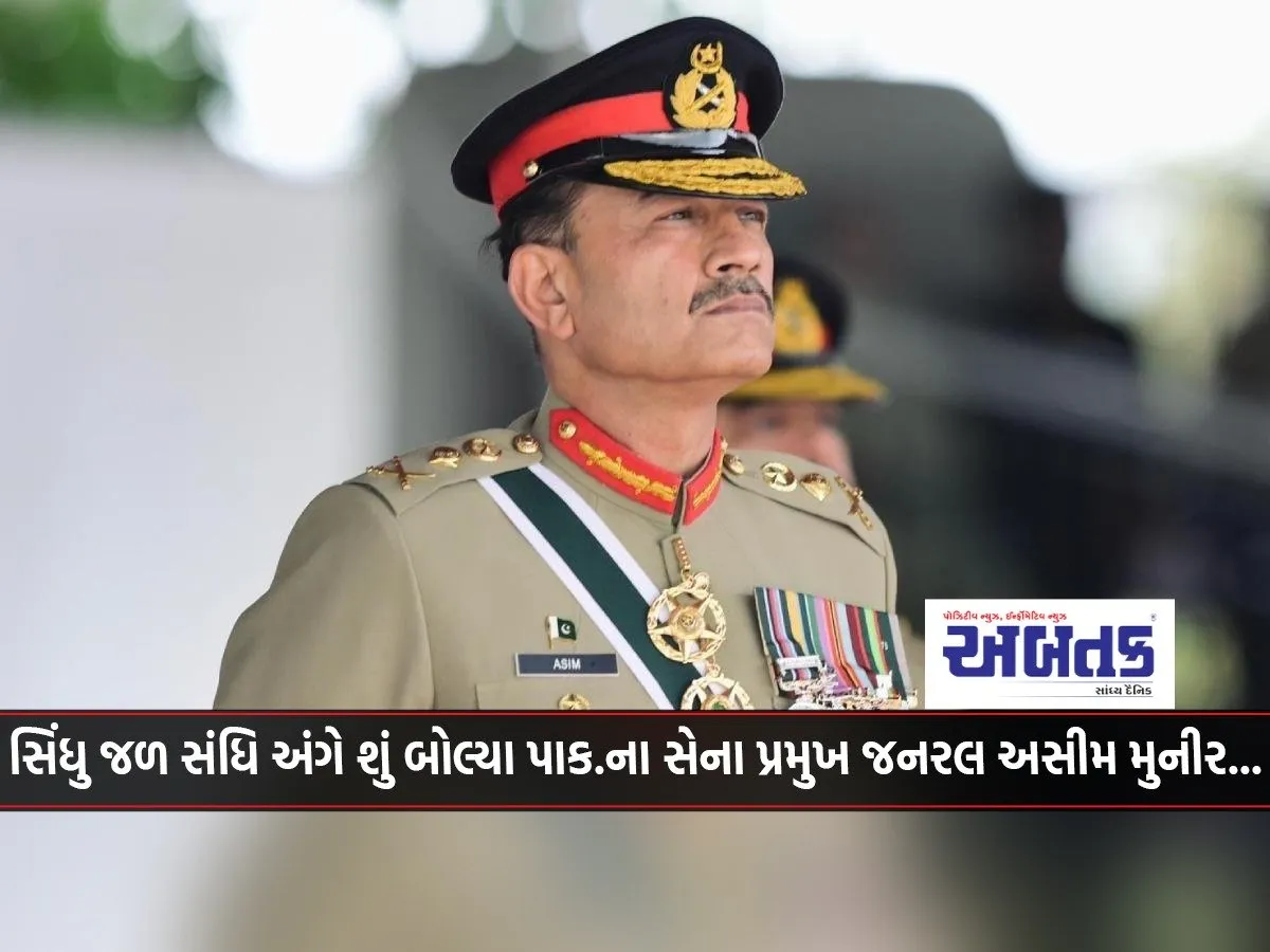 What Pakistan Army Chief General Asim Munir Said About Indus Water Treaty...