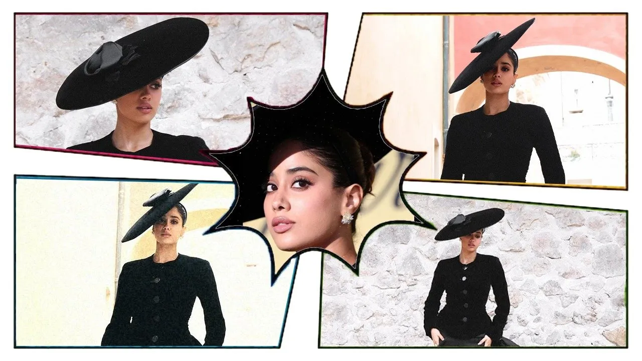 Janhvi Kapoor Looks “Bold” In A Black Outfit