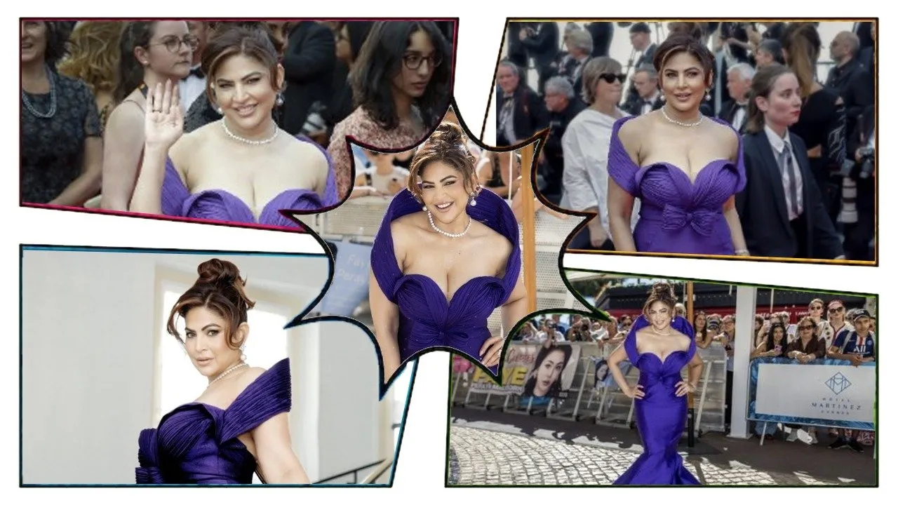 Cannes 2025: Gujarati Actress Komal Thakar Creates A Stir In A Blue Outfit
