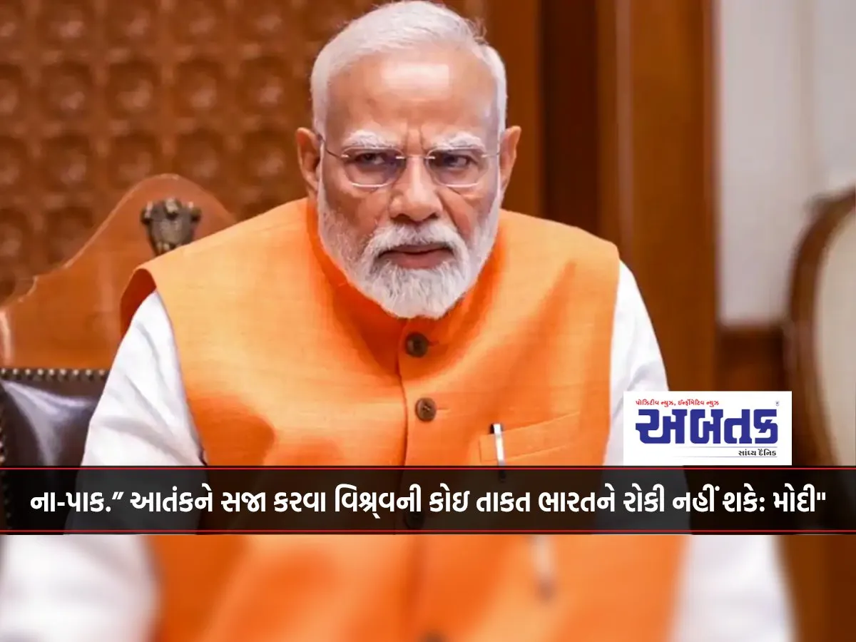&Quot;No-Pak.&Quot; No Power In The World Can Stop India From Punishing Terrorism: Modi
