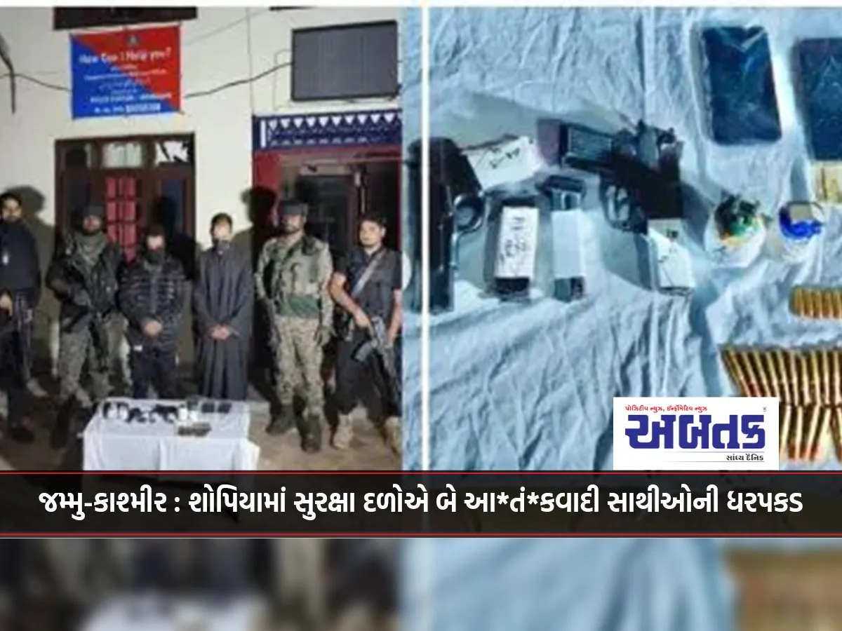 Jammu And Kashmir: Security Forces Arrest Two Terrorist Associates In Shopian...!