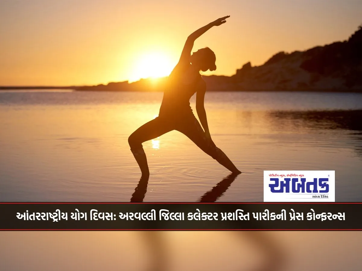 International Yoga Day: Press Conference Of Aravalli District Collector Prashasti Pareek