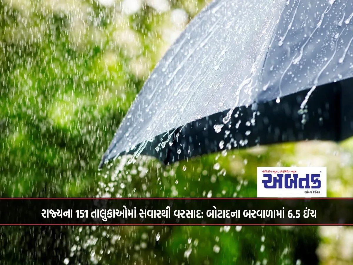 Heavy Rain Forecast For Saurashtra In The Next 36 Hours