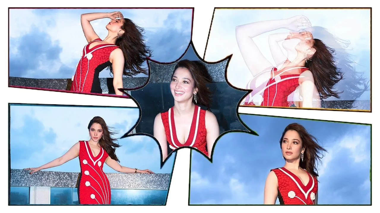 Tamannaah Bhatia'S 'Red-Hot' Look Caught People'S Attention...
