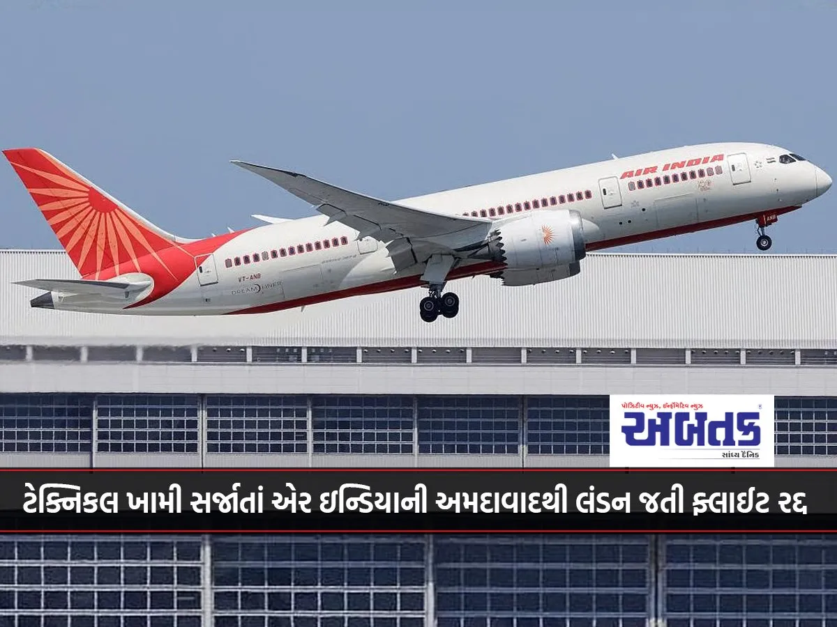Air India Flight From Ahmedabad To London Cancelled Due To Technical Glitch