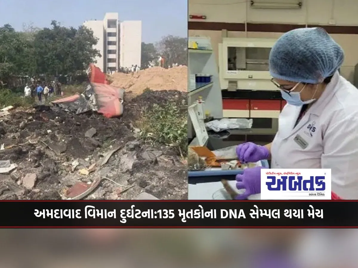 Ahmedabad Plane Crash: Dna Samples Of 135 Deceased Match, Civil Superintendent Gives Information