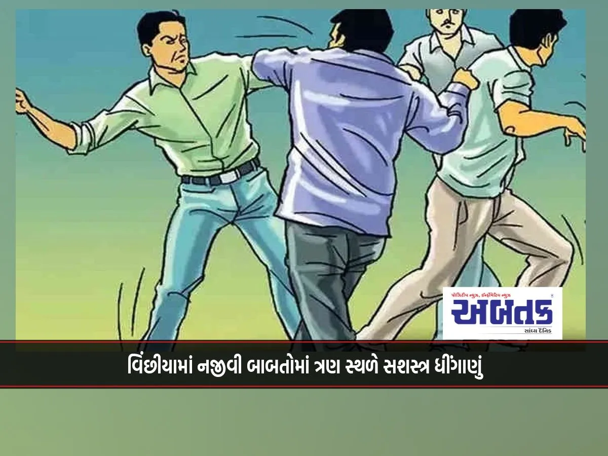 Armed Fight At Three Places In Vinchiya Over Trivial Matters