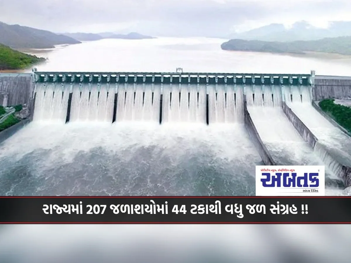 More Than 44 Percent Water Storage In 207 Reservoirs In The State, Know How Much Water Is In Which Dam?