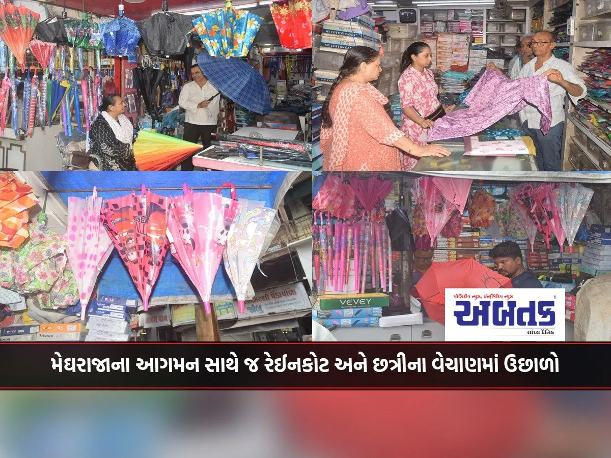 Raincoat And Umbrella Sales Surge With The Arrival Of Megharaja