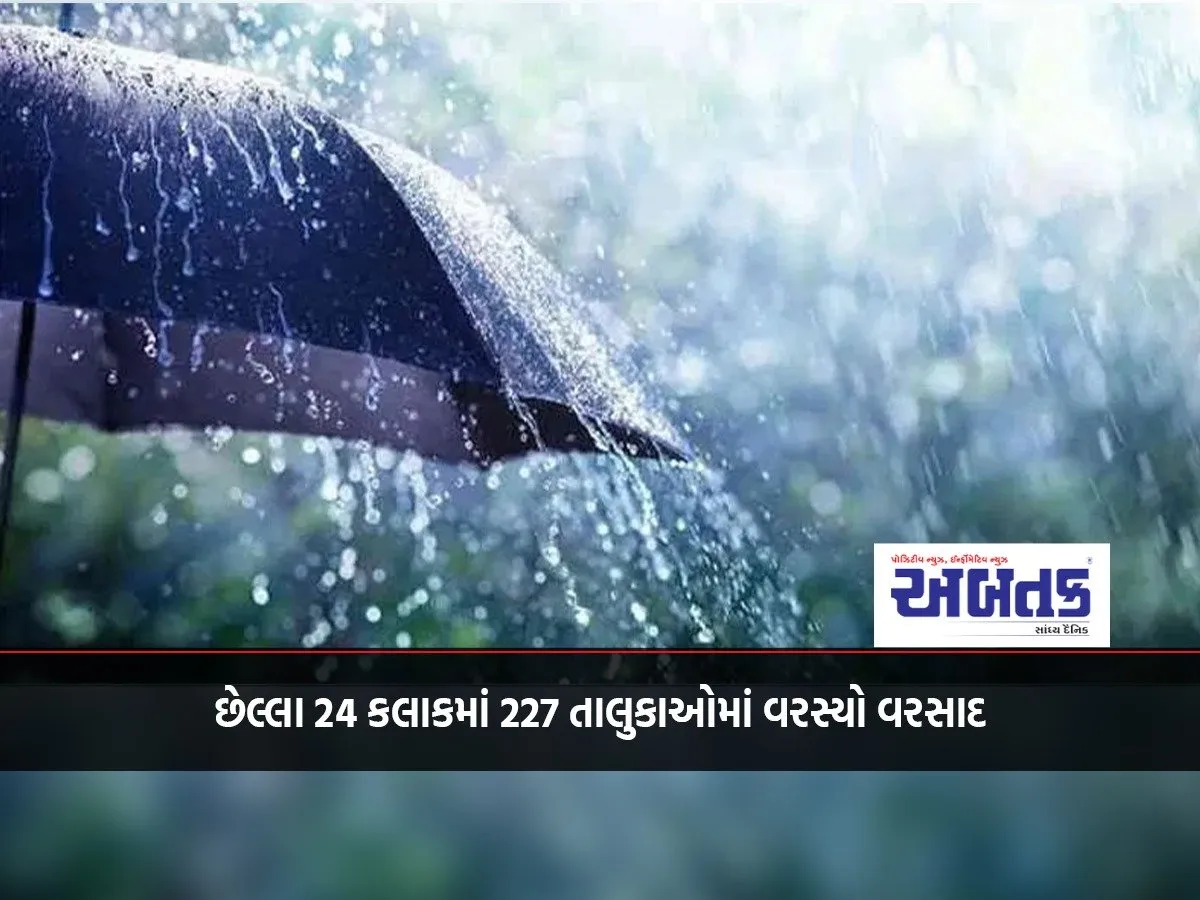 Rainfall In 227 Talukas In The Last 24 Hours, Highest In Botad District
